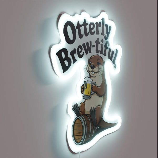 Otterly Brew Tiful RGB Neon Sign