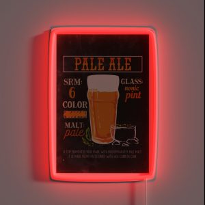 Pale Ale Beer Brewer Brewing Craftbeer Brewery Hop RGB Neon Sign