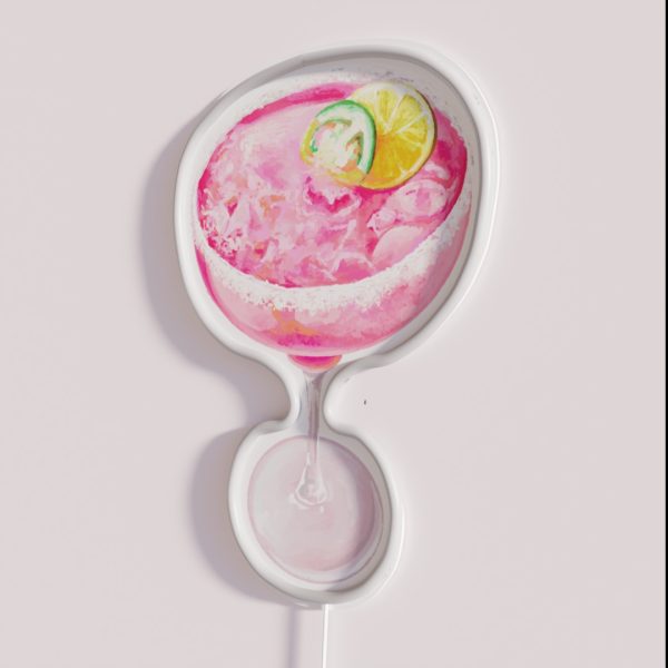 Pink Spicy Margarita RGB Neon Sign