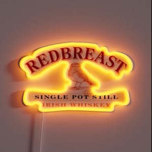 Premium Redbreast Distillery Logos RGB Neon Sign