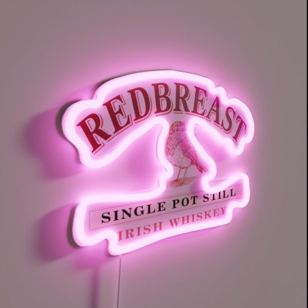 Premium Redbreast Distillery Logos RGB Neon Sign