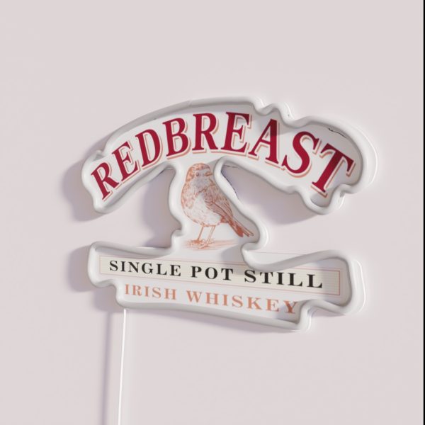 Premium Redbreast Distillery Logos RGB Neon Sign