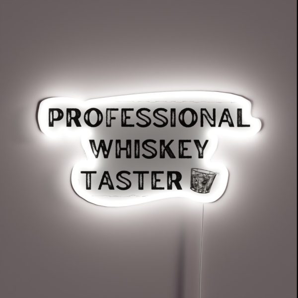 Professional Whisky Taster RGB Neon Sign