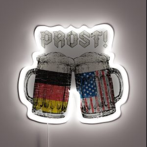 PROST I German American Beer Friendship RGB Neon Sign