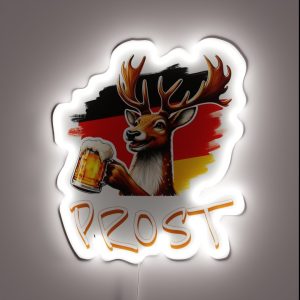 PROST MY DEER BEER RGB Neon Sign