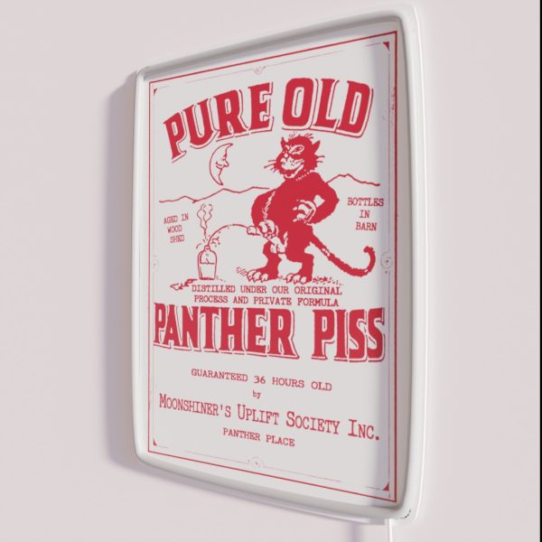 PURE OLD PANTHER PISS RGB Neon Sign