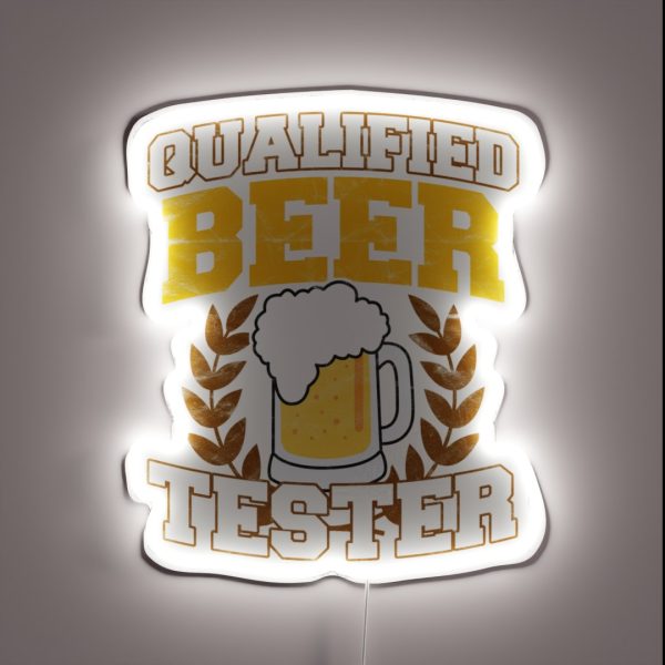 Qualified Beer Tester RGB Neon Sign