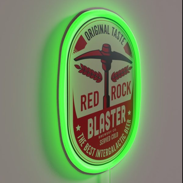 Red Rock Blaster RGB Neon Sign