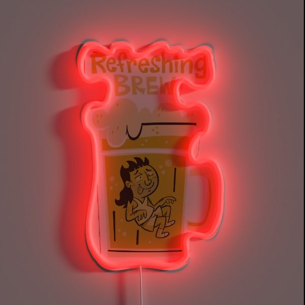 REFRESHING BREW RGB Neon Sign