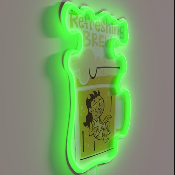 REFRESHING BREW RGB Neon Sign