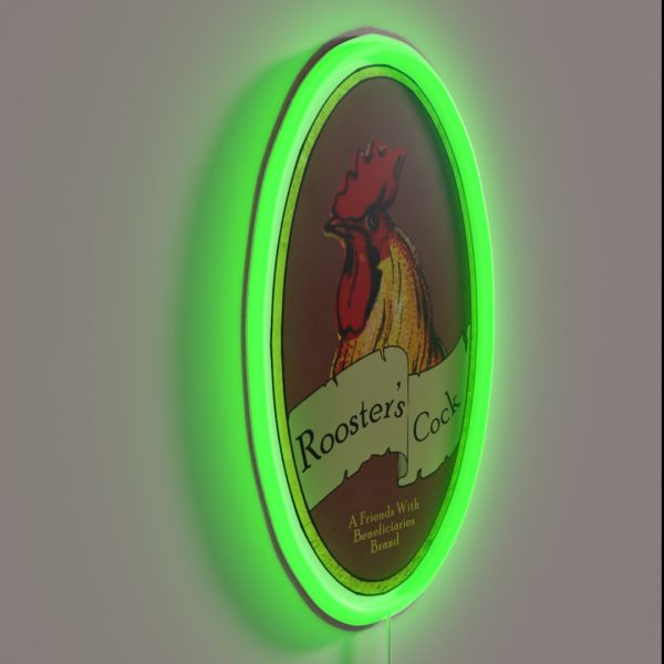 Roosters Cock Brewery RGB Neon Sign