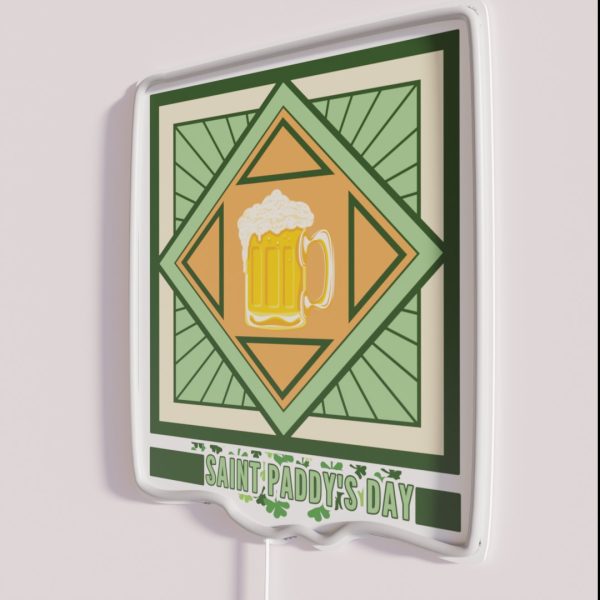 Saint Paddy S Day Mug RGB Neon Sign