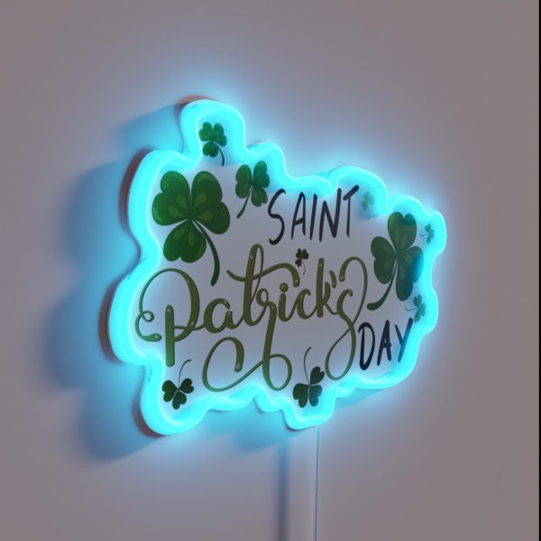 Saint Patricks Day RGB Neon Sign