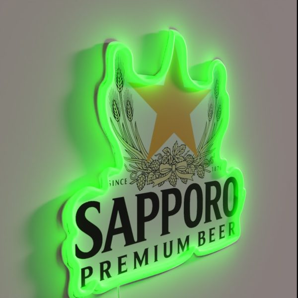 Sapporo Logo RGB Neon Sign
