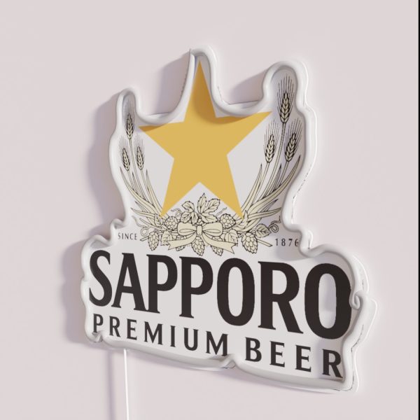 Sapporo Logo RGB Neon Sign