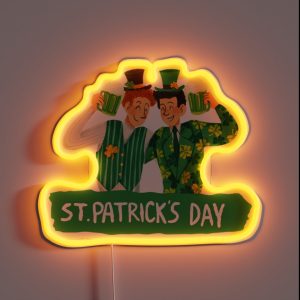 St Patrick S Day Men S Fun RGB Neon Sign