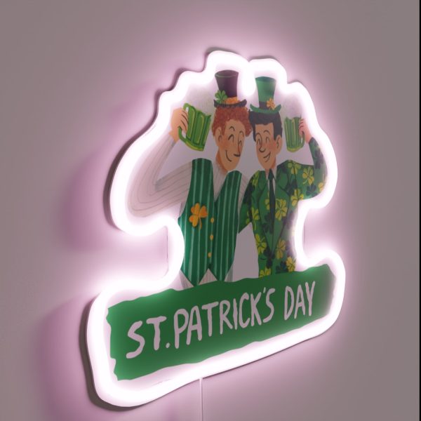 St Patrick S Day Men S Fun RGB Neon Sign