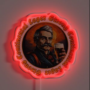 Strong Continental Lager RGB Neon Sign