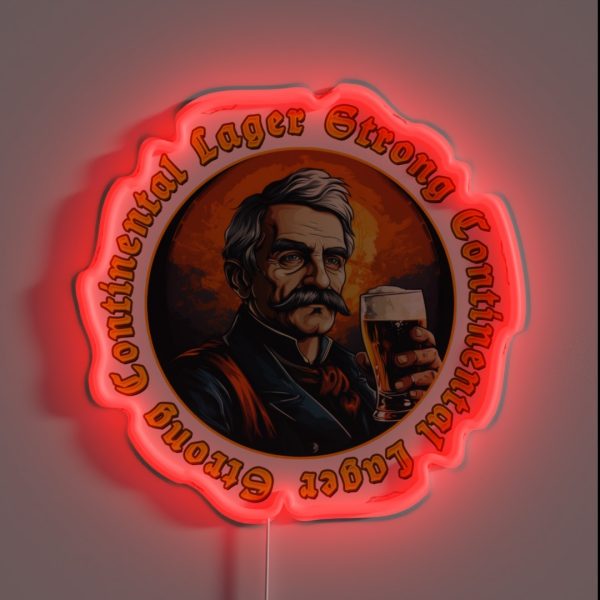 Strong Continental Lager RGB Neon Sign