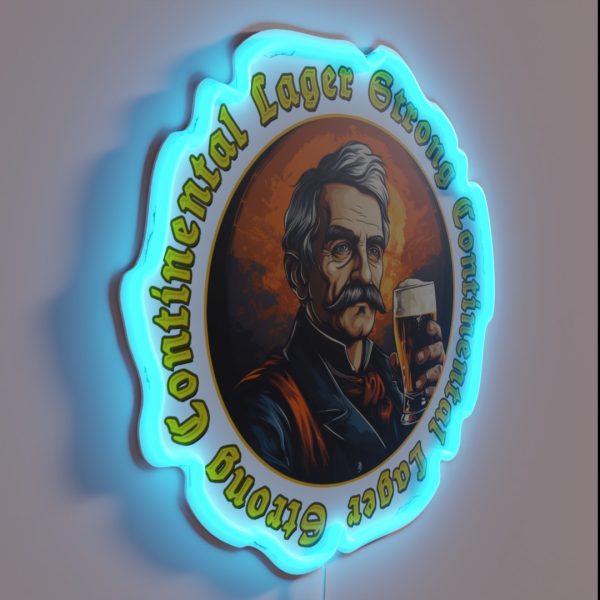 Strong Continental Lager RGB Neon Sign