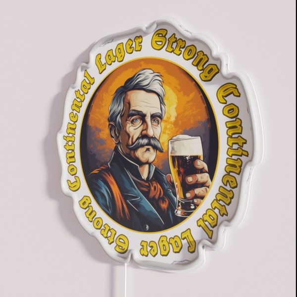 Strong Continental Lager RGB Neon Sign