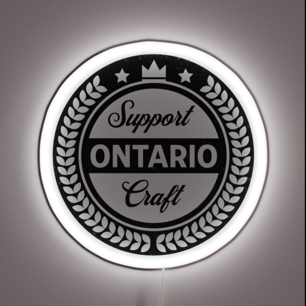 Support Ontario Craft Beer RGB Neon Sign