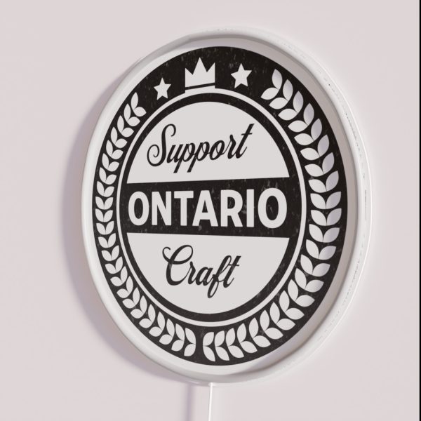 Support Ontario Craft Beer RGB Neon Sign