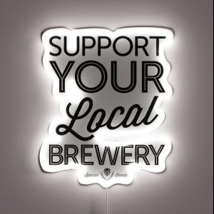 Support Your Local Brewery RGB Neon Sign