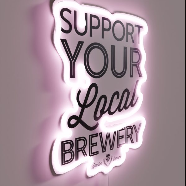 Support Your Local Brewery RGB Neon Sign