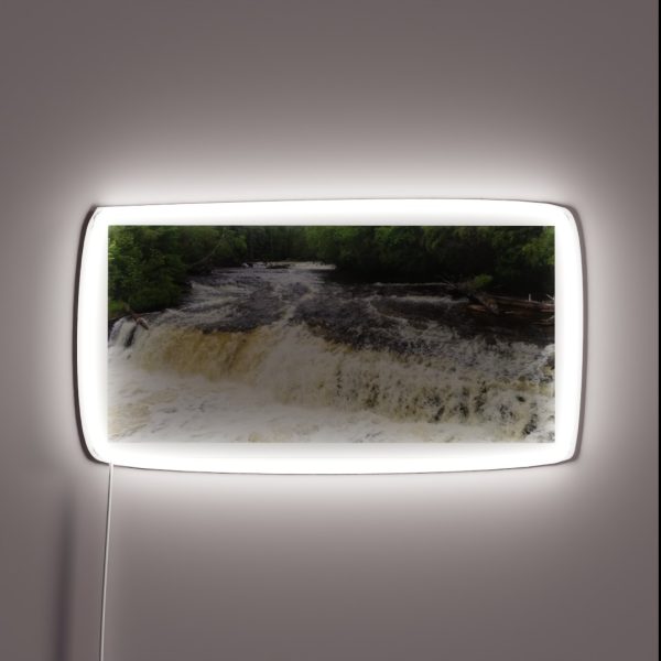 Tahquamenon Falls Lower RGB Neon Sign