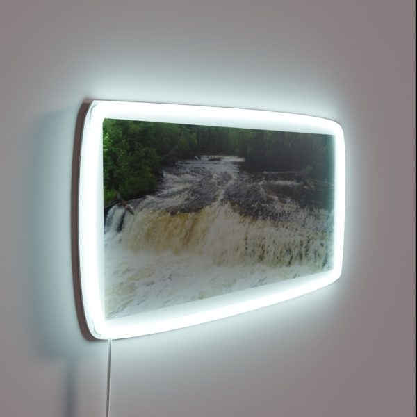 Tahquamenon Falls Lower RGB Neon Sign