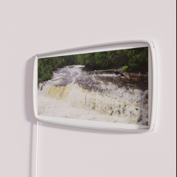 Tahquamenon Falls Lower RGB Neon Sign
