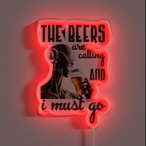The Beers Are Calling RGB Neon Sign