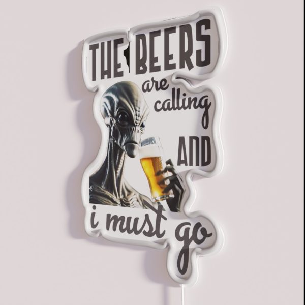 The Beers Are Calling RGB Neon Sign