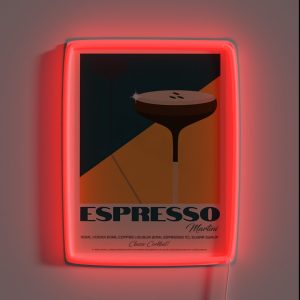 The Espresso Martini RGB Neon Sign