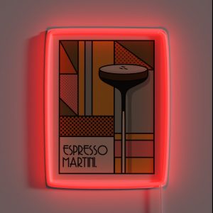 The Espresso Martini Vintage RGB Neon Sign
