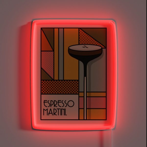 The Espresso Martini Vintage RGB Neon Sign