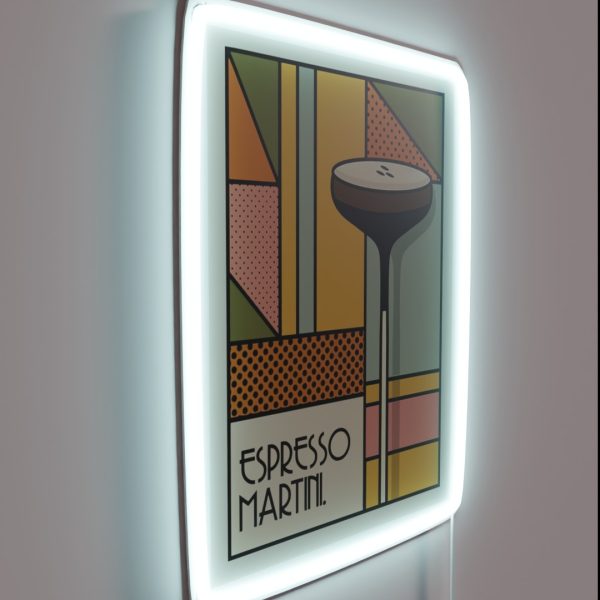 The Espresso Martini Vintage RGB Neon Sign