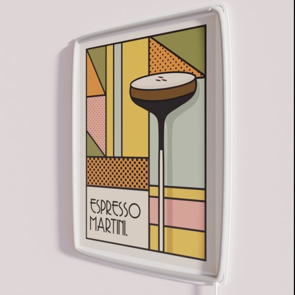 The Espresso Martini Vintage RGB Neon Sign