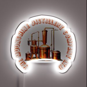 The Moonshine Distillery Company RGB Neon Sign