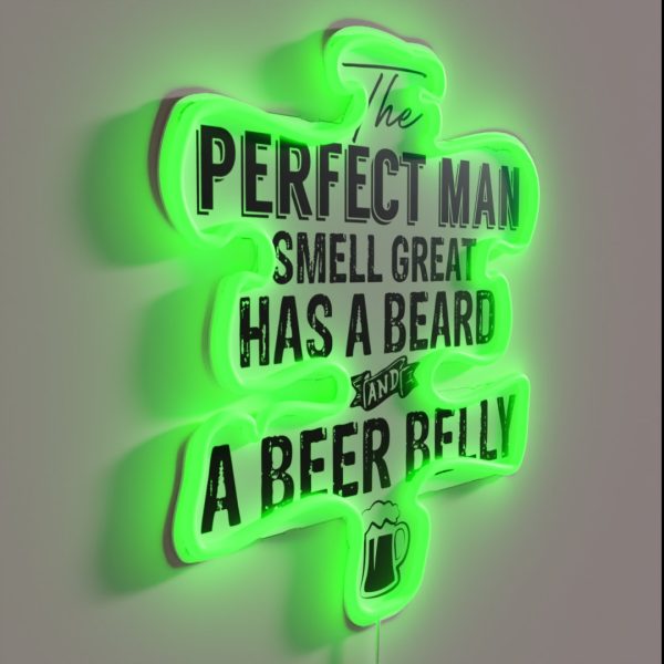 The Perfect Man RGB Neon Sign