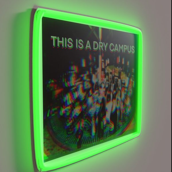 This Is A Dry Campus Drinking College Funny Humor RGB Neon Sign
