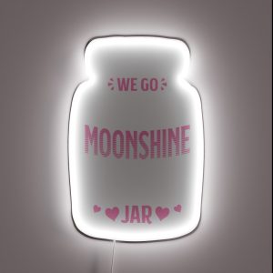 Together Like Moonshine In A Mason Jar Distiller RGB Neon Sign