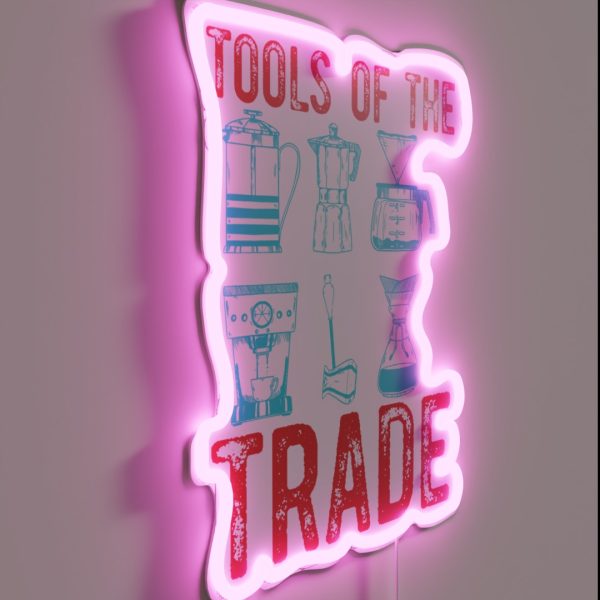 Tools Of The Trade Beer Home Brewer RGB Neon Sign