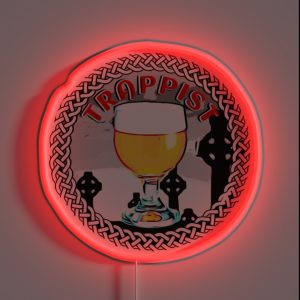 Trappist Beer Knotwork RGB Neon Sign