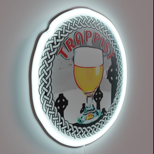 Trappist Beer Knotwork RGB Neon Sign