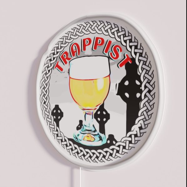 Trappist Beer Knotwork RGB Neon Sign