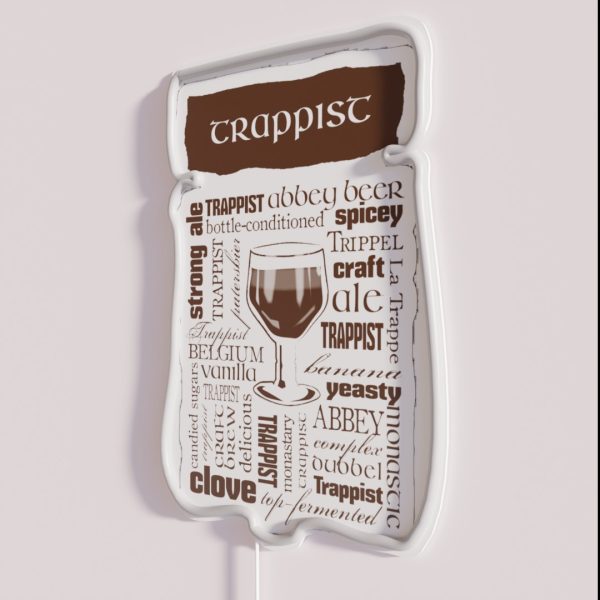 Trappist Beer Tastes RGB Neon Sign
