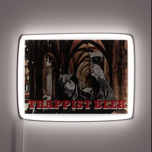 Trappist Monk In Abbey RGB Neon Sign