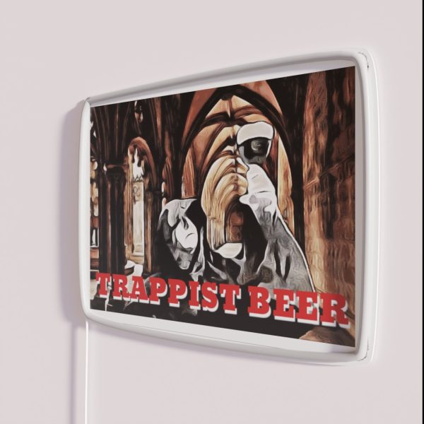 Trappist Monk In Abbey RGB Neon Sign